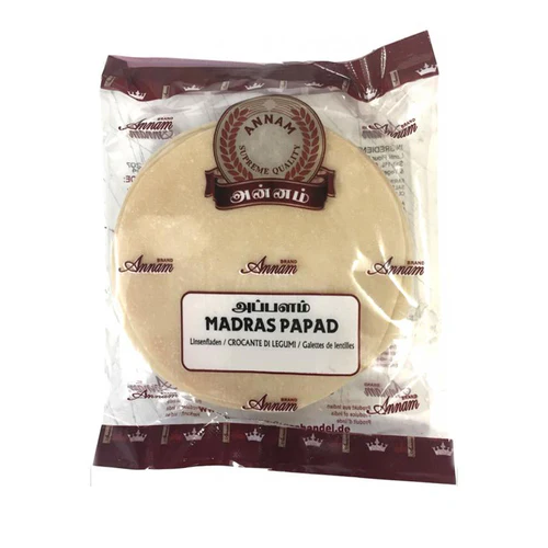Annam Plain Madras Papadam 150g
