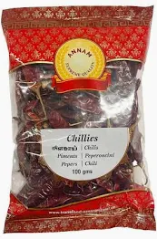Annam Chillies with Stem 250g