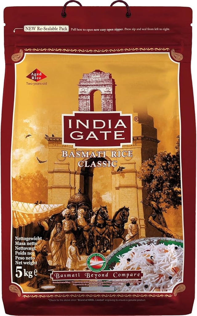 INDIA GATE  BASMATI RICE Premium 5Kg