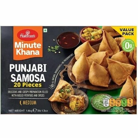 Haldirams Punjabi Samosa(Frozen)(20pcs)1.4Kg