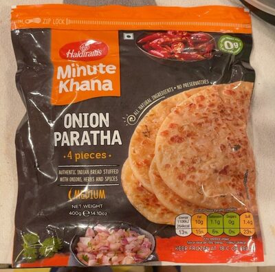 Haldirams Onion Paratha(Frozen)(4pcs)400g