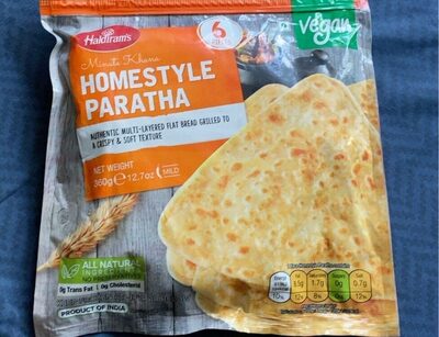 Haldirams Homestyle Paratha(Frozen)(6pcs)360g