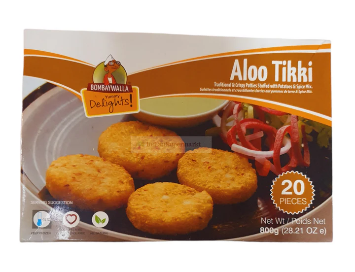 Bombay Wala Aloo Tikki(Frozen)(20pcs)800g