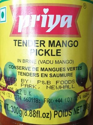 Priya Tender Mango Pickle 300g