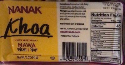 Nanak Khoa (Frozen) 341g